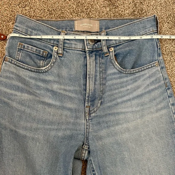 Everlane Cheeky Jean Women’s Size 26 Organic Cotton Blue Light Wash 90’s Preppy - Picture 8 of 11